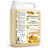 Schaumseife 5L Nachfüllkanister Mango & Papaya – Nachfüllpack für Schaumseifenspender – Hand...