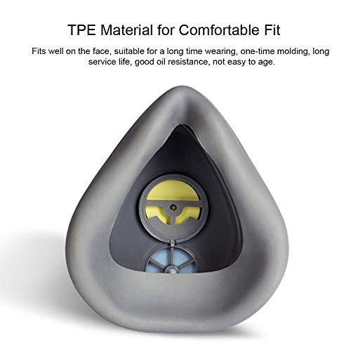 Jiangtao 3600 meia máscara de gás facial particulado respirador com cartucho de filtro máscara prote