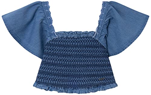 Pepe Jeans SIA Blouse, Azul (Bay), 10 Years Niña