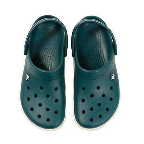 Image of crocs Unisex Crocband Green Clogs - M4W6(11016-3S0)