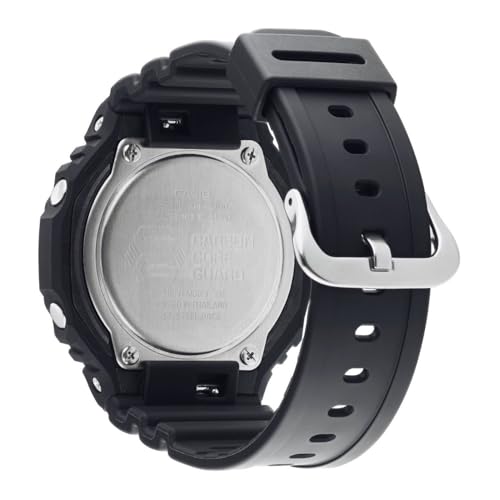 Image of Casio GA-2100-1A4ER G-Shock Neon Accent Quartz Watch for Men, Black /Orange