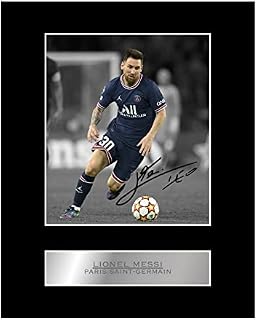 Lionel Messi Pre Printed Signed Mounted Photo Display #11 Printed Autograph Picture
