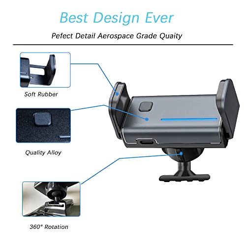 Zchan 〔Upgrade Auto-Clamping 〕Phone Holder Fit For Subaru Forester 2023-2019 Auto-Clamping Cradle Free Hands,Electric Car Phone Mount Stand In Air Vent Apply To All 4-7 Inch Phones #TOP2