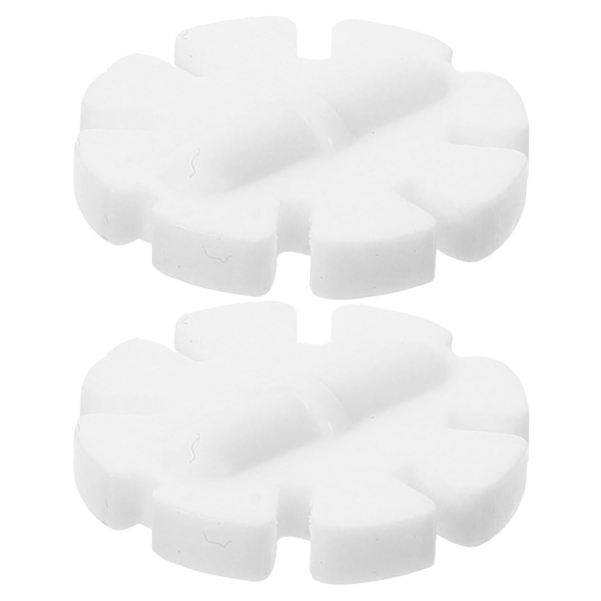 FRCOLOR 2pcs Snowflake-shaped Ptfe Magnetic Stirrer Bars for Laboratory Mixing Anti-tip Magnetic Stirring Rods Compatible with Laboratory Stirrer Mixer