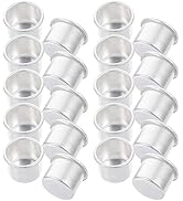 Candlestick Holder Cup Metal Candle Cups 50Pcs Aluminum Candlestick Holder Mini Taper Candle Line...