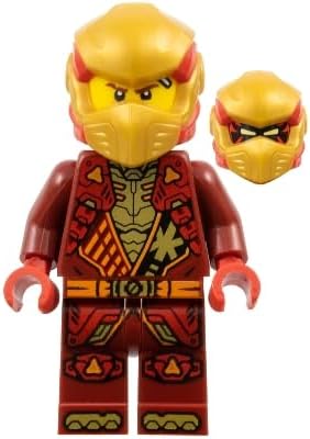 LEGO Ninjago Dragons Rising Season 3: Kai Minifigure with Dual Fire Sword - 6+