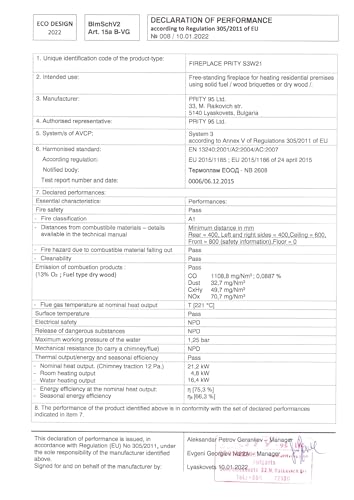 Stufa A Legna Termostufa Prity S3 W21 26Kw - 4