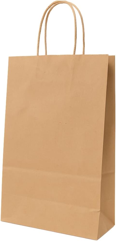 ASSUREPAK 紙袋 - クラフトカラー - 8インチ x 4インチ x 11インチ - 250ユニット - 60ポンド 重量基