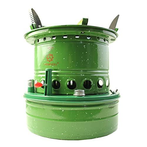 Kerosene Stove Diesel Stove Portable Outdoor Camping Burner Oil Heaters With Firepower Adjustment Lever, Outdoor Cooking Supplies For Garages, Terraces, Emergency Power Supplies, 3l, 24.5cm*25.5cm