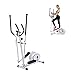 DRSM Macchina ellittica, Mini ellittica Cross Trainer Angolo Regolabile L'attrezzatura Ideale per Il Fitness e l'esercizio, per la casa e la Palestra