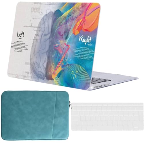 Carcasa MacBook Pro 14 Cerebro Azul para evitar arañazos y suciedad en el teclado diario