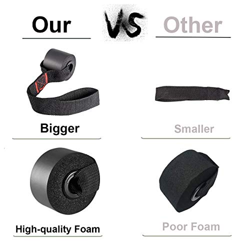 Resistance Bands Door Anchor Attachment Secure Door Anchor Heavy Duty Door Anchor For Resistance Bands Door Jamb Anchor Fitness Workout Band Door Anchor (Larger/Won't Damage Door) #TOP4