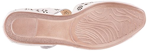 Spring Step Women's Nougat Wedge Sandal, White, 37 Eu/6.5-7 M Us #TOP3