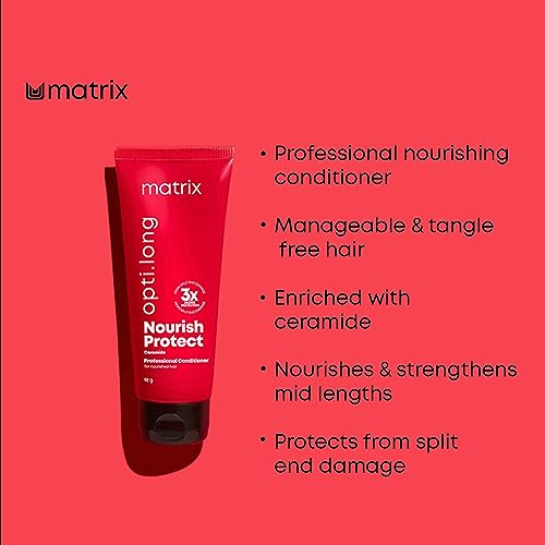 MATRIX Opti Long Professional Conditioner | Detangled and nourished long hair | With Ceramide | For Long hair 98g - Image 3