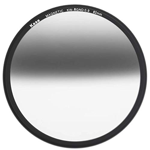 Kase Wolverine 82mm Reverse Grad ND0.9 Magnetic Shockproof Tempered Optical Glass Sunset Filter Incl Adapter 82 ND 0.9 3 Stop