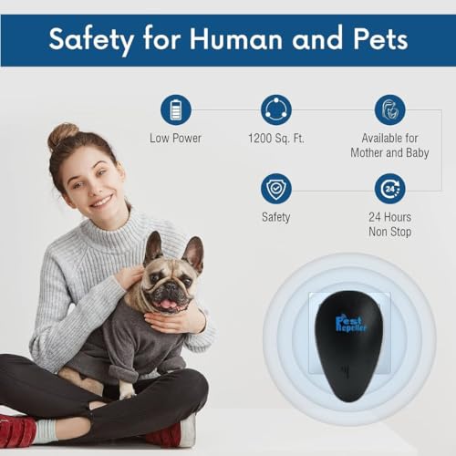 Image of Ultrasonic Electric Pest Repellent Machine to Cockroach, Rat, Repel Lizard, Mosquito, Home Pest & Rodent Repelling Aid for Reject Ants (1)
