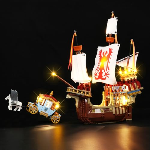 DALDED LED Light Kit for Lego Triwizard Tournament: The Arrival - No Models Only Light, LED Light Compatible with Lego 76440 Set