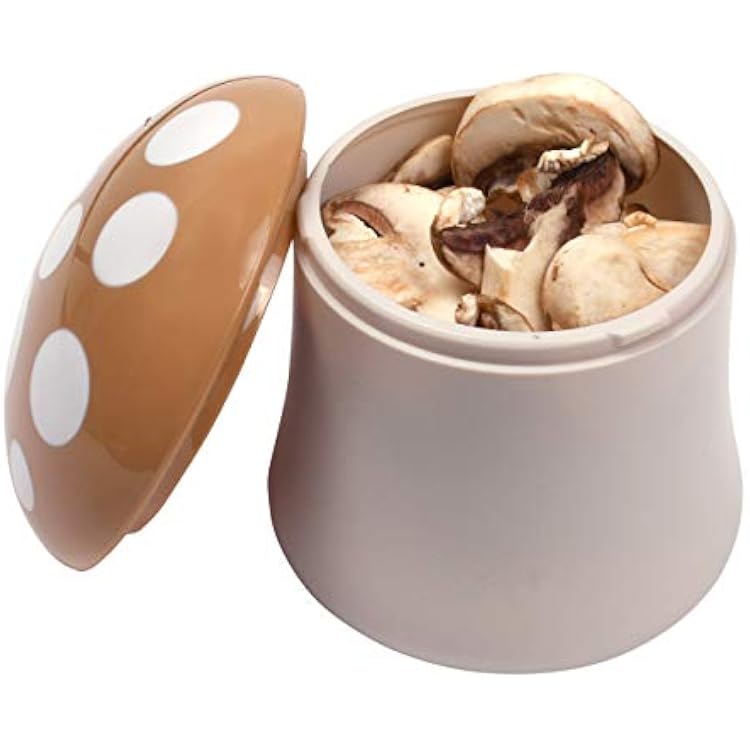 Hutzler BPA free plastic Mushroom Saver, Brown