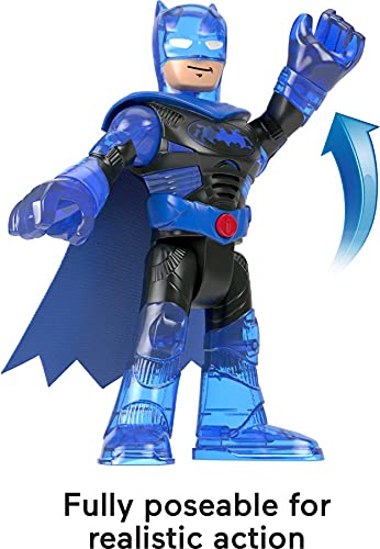 Dc Super Friends Imaginext Dc Super Friends Deluxe Bat-Tech Batman Xl, 10-Inch Poseable Figure With Lights, Sounds And Character Phrases #TOP2