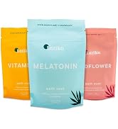 Latika Soaks Set of 3 - Wildflower, Melatonin, Vitamin C - Moisturizing Bath Soak with Epsom Salt...