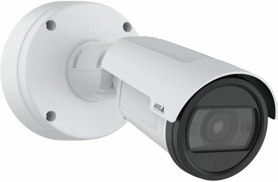 AXIS P1475-LE 2 Megapixel Indoor/Outdoor Full HD Network Camera - Color - Bullet - White - TAA Compliant