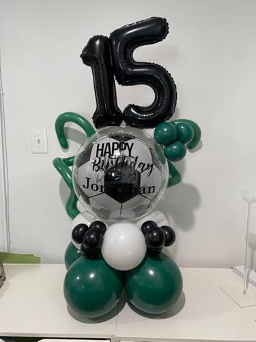 Image of Number 5 Balloons Birthday Decorations, 40In Black Balloons for Men Women | Eye-catching Appearance, Perfect Decorative Centerpieces, Convenient Self-sealing Structure, Widely for Various Occasions