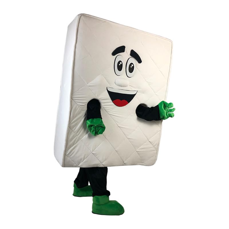 Bed Mattress Mascot Costume Funny Cartoon Fancy Dress