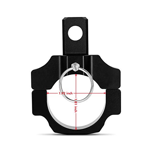 Mounting Bracket for LED Whip Lights, AAIWA LED Light Whip Antenna Mount Bracket for UTV ATV - Fits 1.8" to 1.9" Rollbar Cage