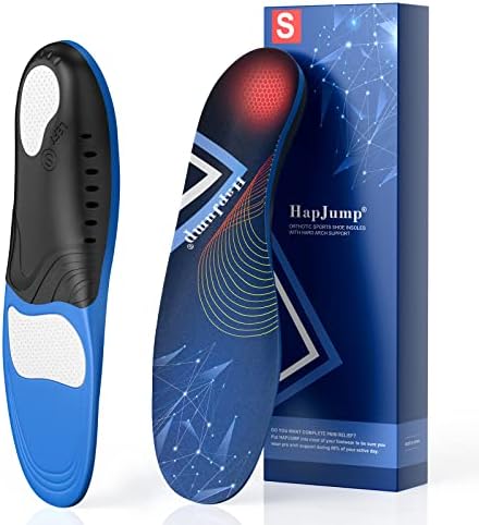 Plantar Fasciitis Pain Relief Feet Insoles Orthotics Arch Support Insoles with Motion Control Shoe Inserts Work Boot Flat Feet Comfortable for Men and Women Improve Balance, M