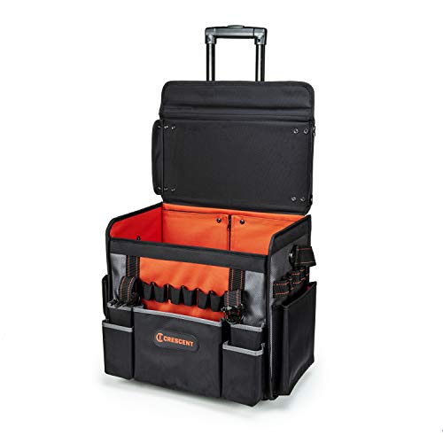 Crescent 18" Tradesman Rolling Tool Bag - Ctbr1850 , Orange #TOP1