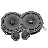 Option Haut-parleur compatible avec Dacia Duster DJF (3ème génération, à partir de 2024), Plug & Play, haut-parleur avant de 16,5 cm avec tweeter en soie de 20 mm, 55 WRMS, 3 ohms