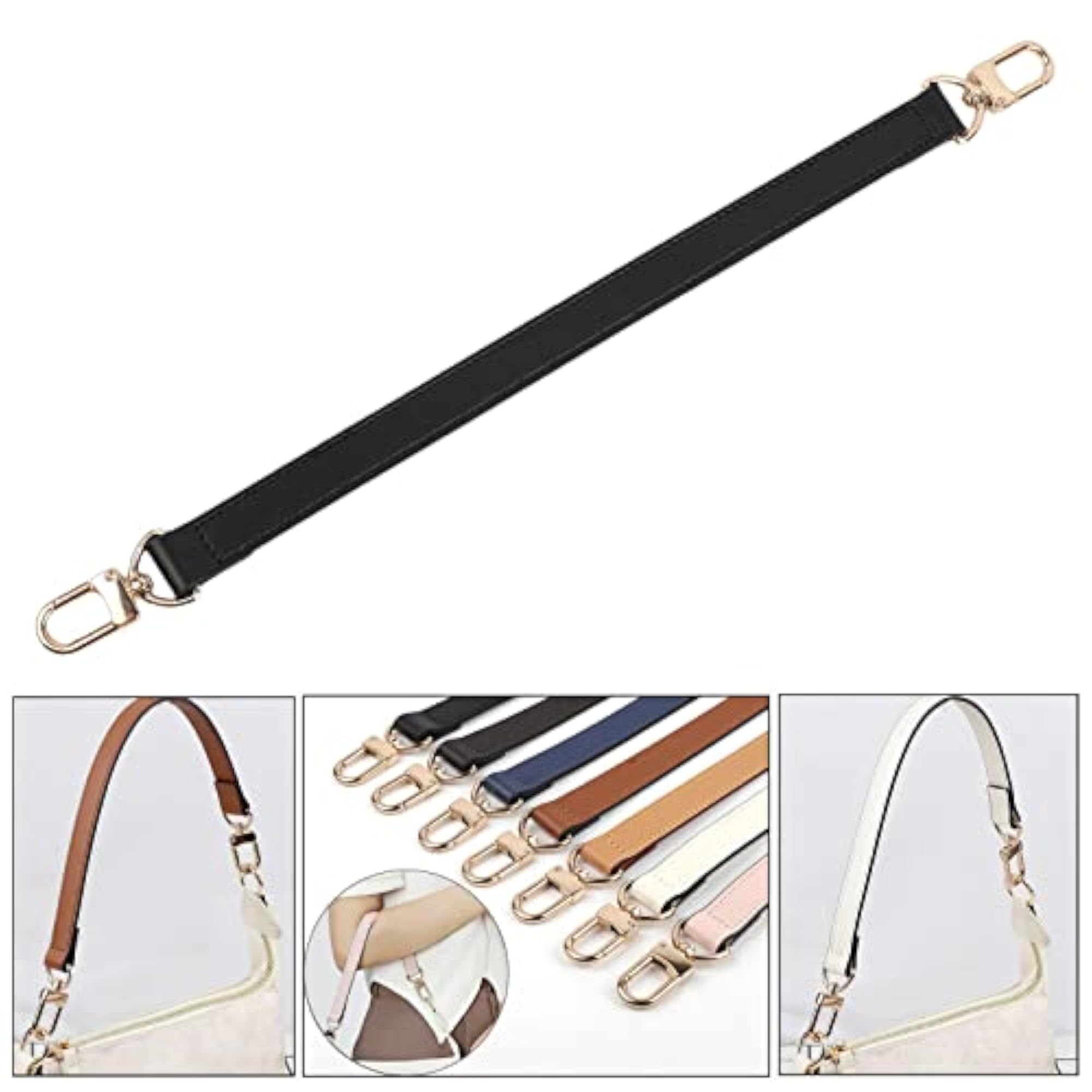 Shoulder Bag Strap Replacement, Black