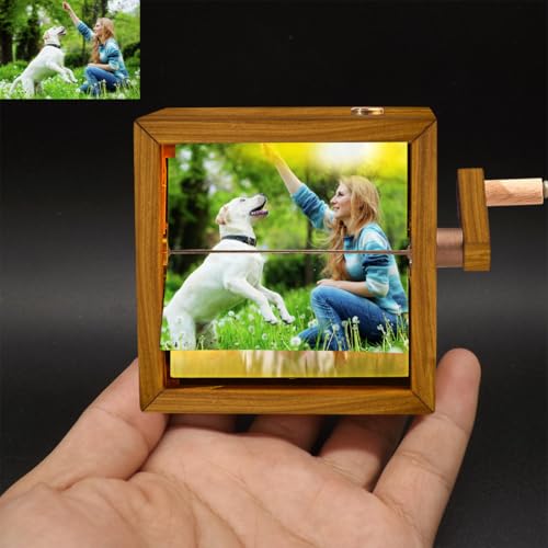 Personalised Flipbook Photo Frame Custom 8-16 Photos Flip Book Frame Home Decor Gift For Couple Dad Mom Family Lover Birthday Anniversary (style 6) - Image 6