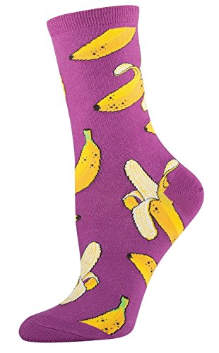 Socksmith (Bananas Orchid, One Size (fits women's shoe size 6-9 US))