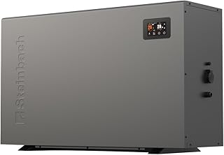 STEINBACH Wärmepumpe Silent 11 – 049314Z – Inverter Pool Wärmepumpe bis 50.000 l – Heizleistung 11 kW – Heiz- und Kühlfunktion – Touch-Display – Mit WLAN App-Steuerung – effizientes R290-Kältemittel