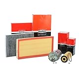 mehrteilig: fünfteilig Mapco 68903 Inspektionspaket Ölfilter Luftfilter Innenraumfilter Kraftstofffilter Ölablaßschraube