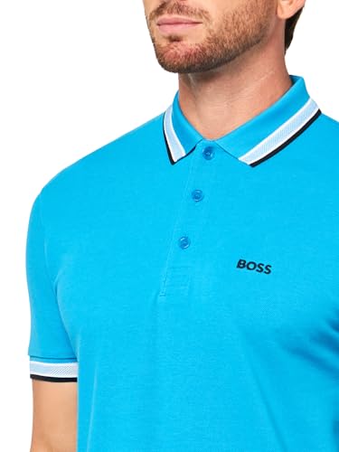 Image of BOSS Mens Paddy Short Sleeve Polo Shirt