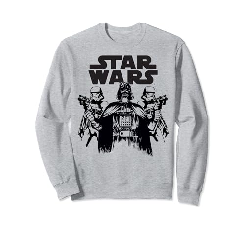 Sweat Star Wars Darth Vader pull noir vêtement imprimé Stormtroopers sweat-shirt coton col rond