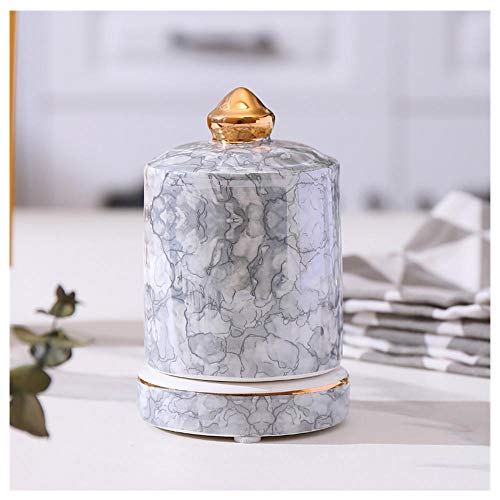 Porte-cure-dents en céramique, pot de cure-dents de style européen, porte-coton-tige en coton domestique pour restaurant d'hôtel créatif et simple-grise Cover