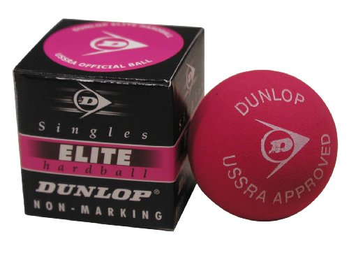 Balle de squash Dunlop Hardball Elite pour optimiser votre matériel de sport de raquette