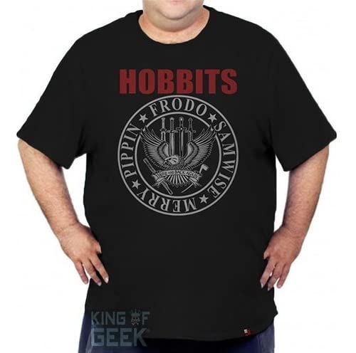 Camiseta Plus Size Hobbits O Senhor Dos Anéis Filmes Geek Tamanho...