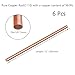 12-Inch Length Pure Copper Round Rod 1/8