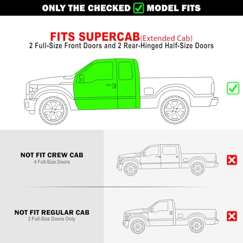 Estribos Laterales Acero Inoxidable para Ford F250 F350 miniatura 6