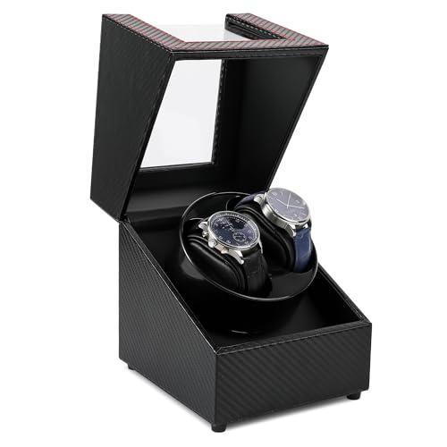 Kalawen Latest Double Watch Winder Box, Mute...