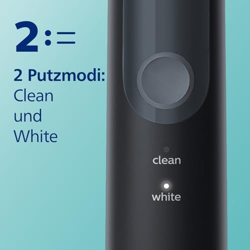 Bild 5 - Philips Sonicare ProtectiveClean 4500 elektrische Zahnbürste, Schallzahnbürste mit 2 Putzmodi, Clean und White, Drucksensor, Timer und Reiseetui, Schwarz, Modell HX6830/53