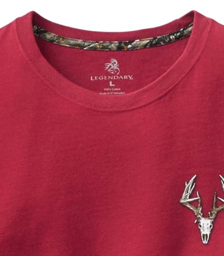 Image of Legendary Whitetails Mens Long Sleeve T-Shirt 100% Cotton Preshrunk Tee