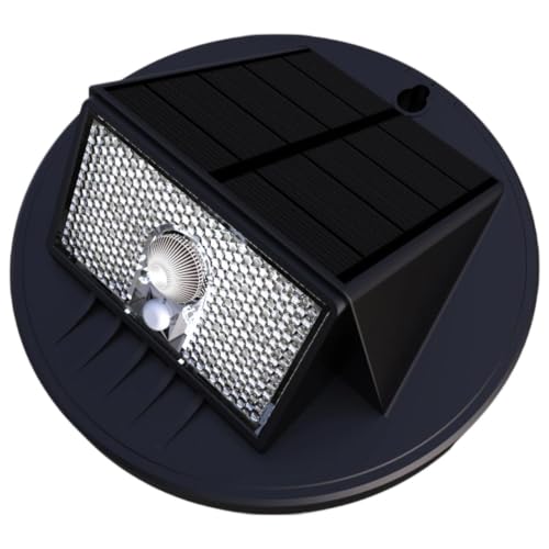 Luces solares para valla que eliminan zonas oscuras en patios y escaleras