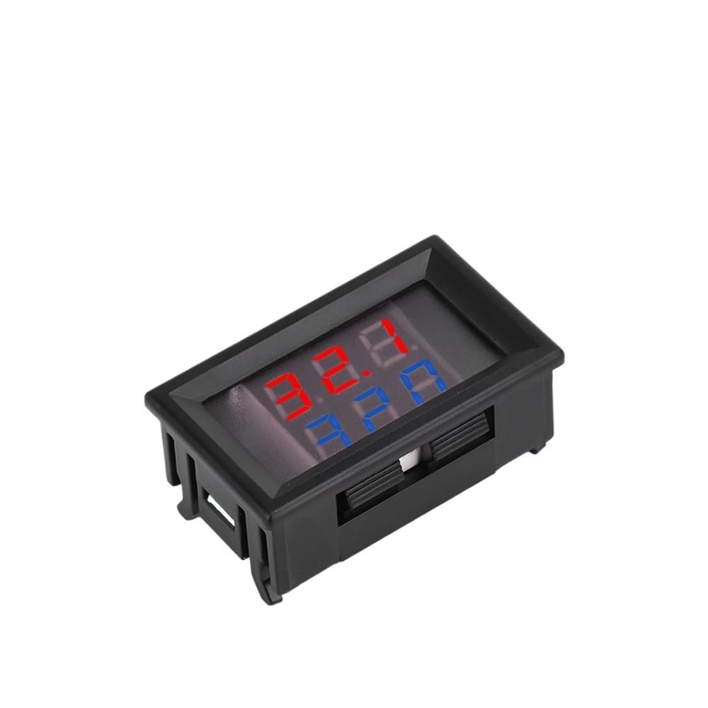 DC4-28V 0.28 inch 0.28" LED Display Dual Red Blue Digital Temperature Sensor Thermometer with NTC Probe Cable