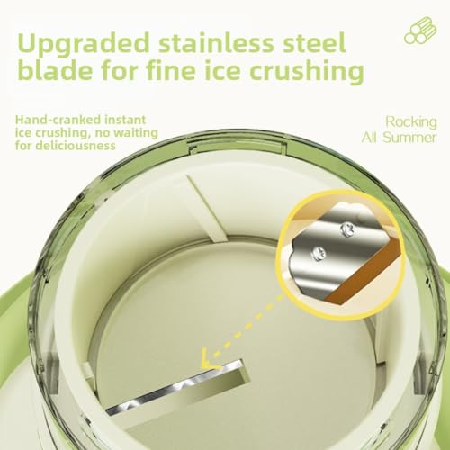 Trituradora de hielo manual sin electricidad: granizados perfectos en tus viajes 3