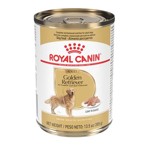Royal Canin Breed Health Nutrition Golden Retriever Adult Loaf in Sauce Dog Food, 13.5 oz (Pack of 12)